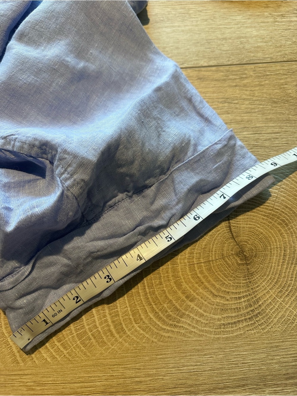 J. Crew Relaxed Fit Short Sleeve Baird McNutt Irish Linen Shirt Blue XXL AY665 - Picture 12 of 12